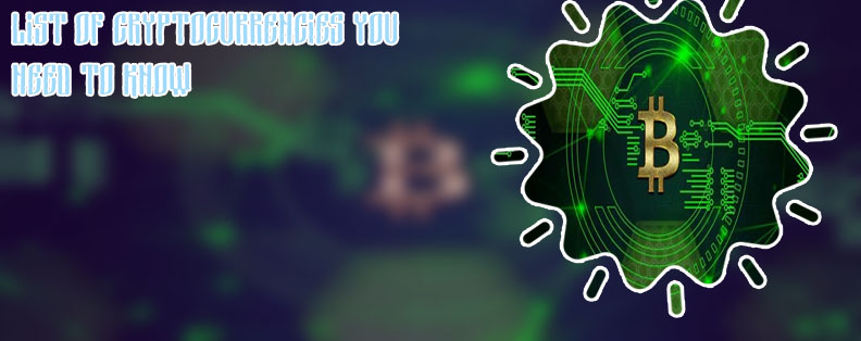 List of cryptocurrency